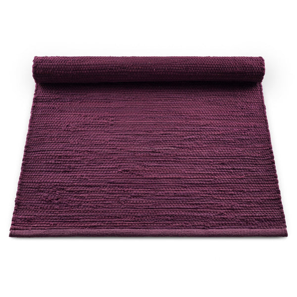 Cotton Remnant Rug | Bold Raspberry - Green Design Gallery