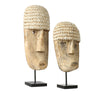 COWRIE MASK ON STAND / NATURAL (2 SIZES) - Green Design Gallery