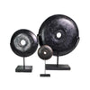 RIVER STONE ON STAND | BLACK | LARGE - Green Design Gallery