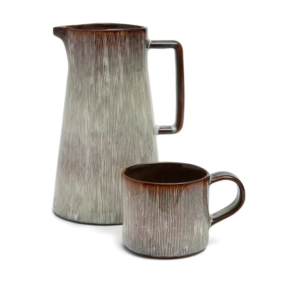 PENICHE CERAMIC PITCHER | SET OF 2– Green Design Gallery