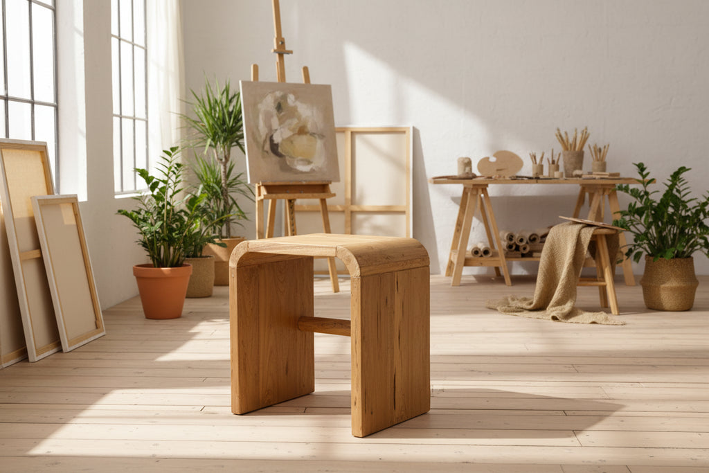 Arca Table ARCA SIDE TABLE | RUSTIC NATURAL– Green Design Gallery