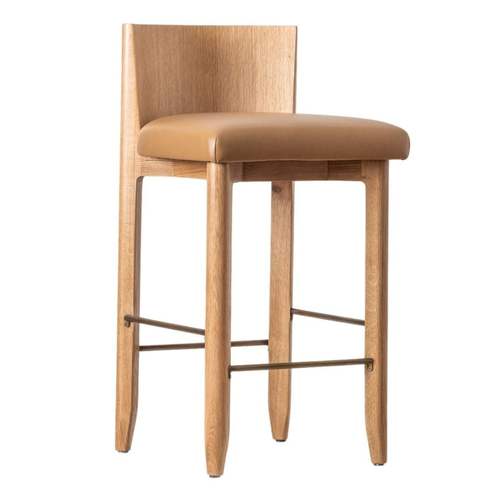 TODD BAR CHAIR | KITCHEN COUNTER 90 CM | NATURAL OAK - TAN VL– Green ...