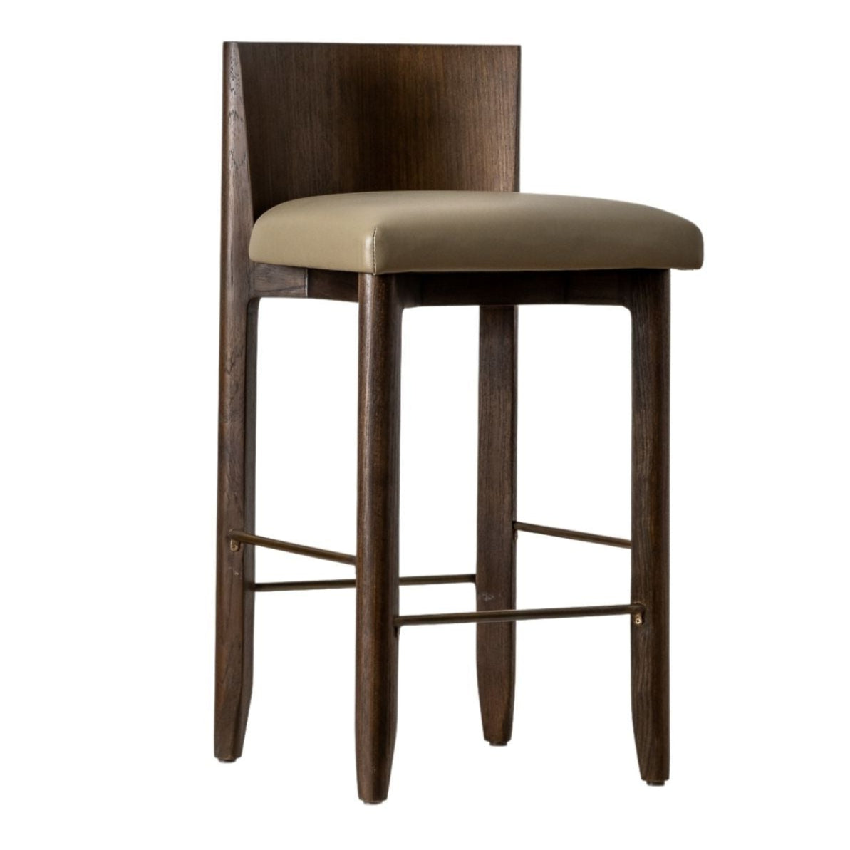 TODD BAR CHAIR | KITCHEN COUNTER 90 CM | COAL TEAK - TEATREE VL– Green ...