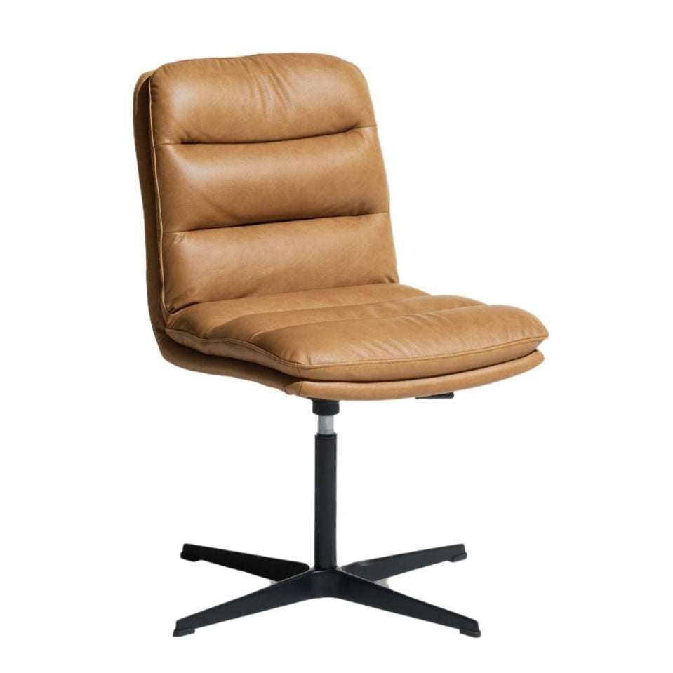 LAIR CHAIR | CAMEL LEATHER– Green Design Gallery