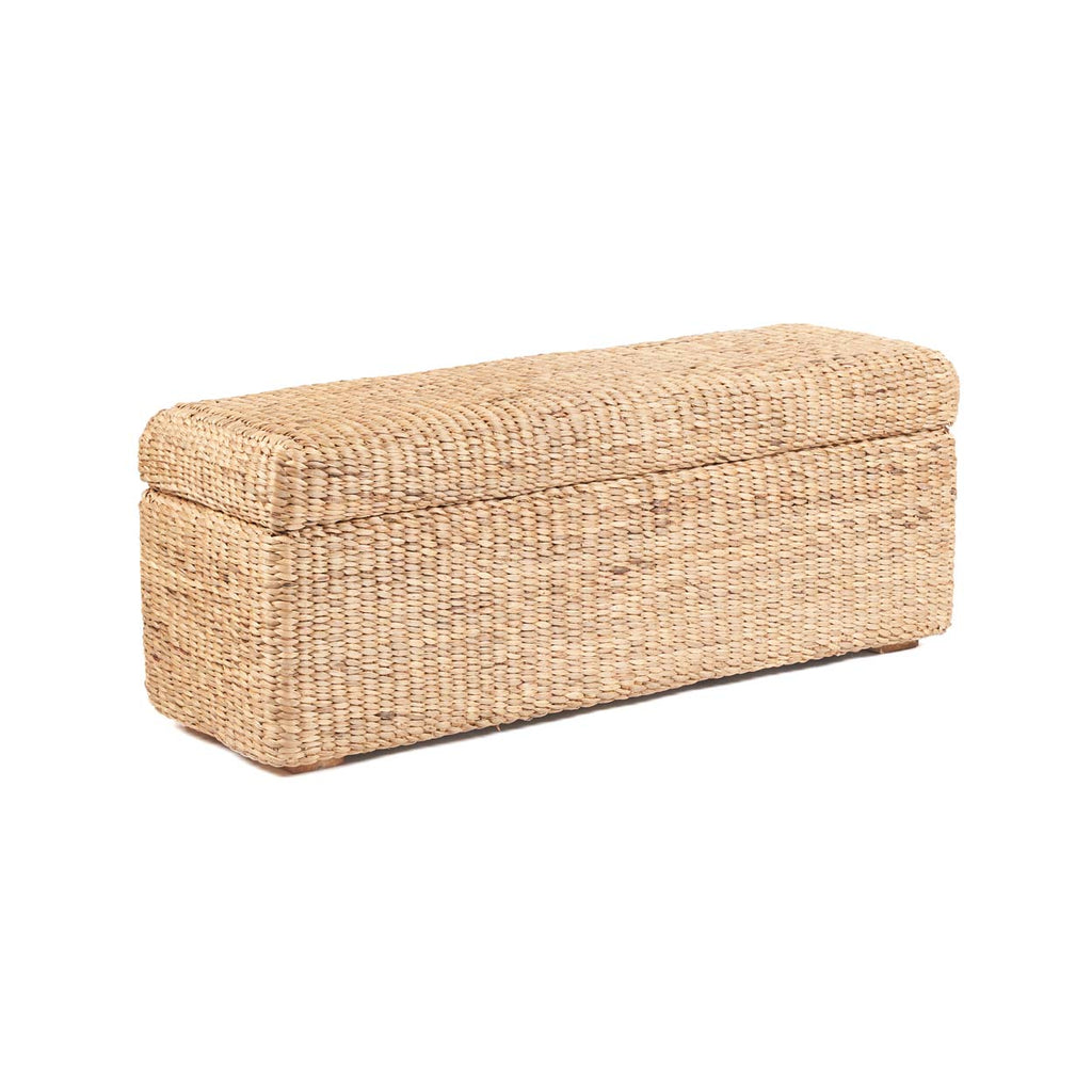 RATTAN STORAGE OTTOMAN | NATURAL– Green Design Gallery