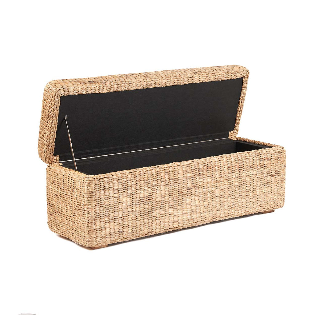 RATTAN STORAGE OTTOMAN | NATURAL– Green Design Gallery