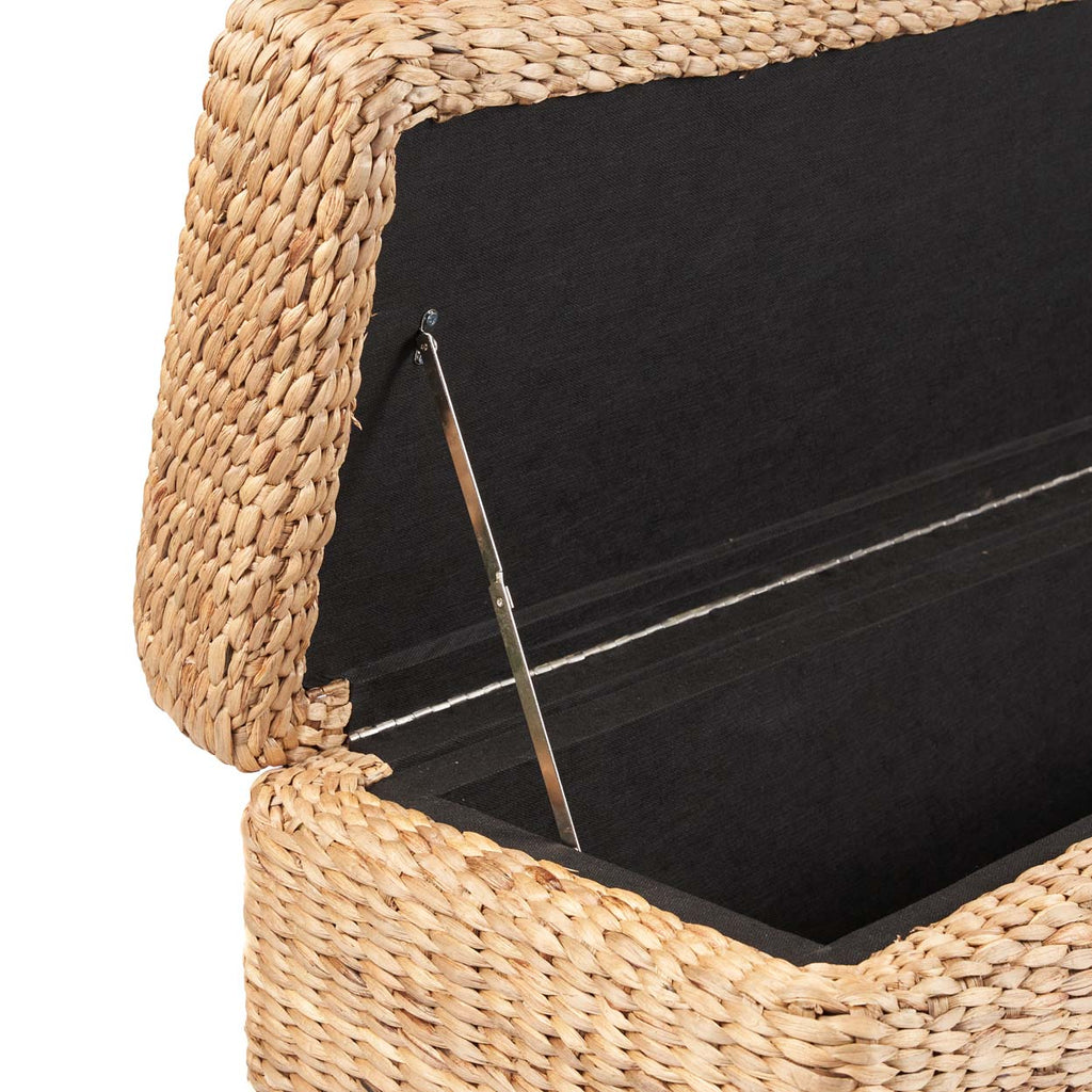 RATTAN STORAGE OTTOMAN | NATURAL– Green Design Gallery