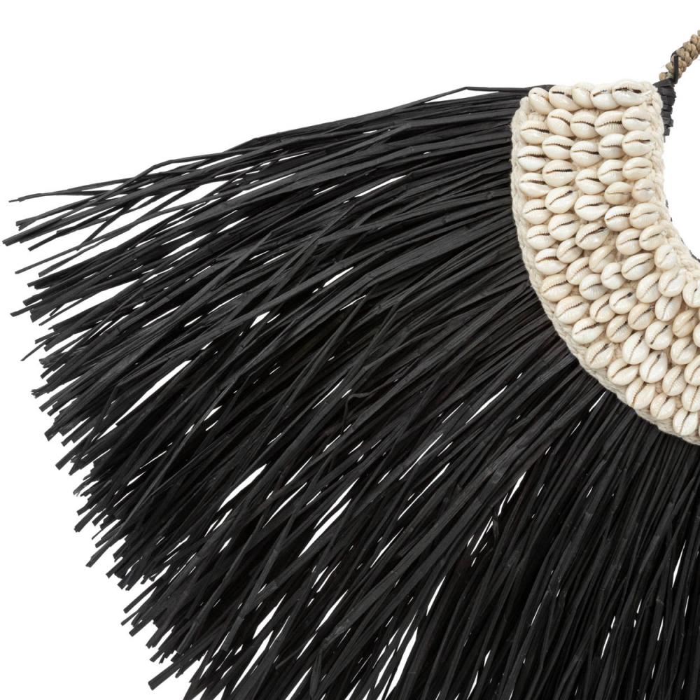 ALANG COWRIE ON STAND | BLACK | LARGE - Green Design Gallery