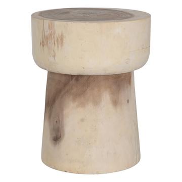 BLOK SIDE TABLE +STOOL | NATURAL - Green Design Gallery