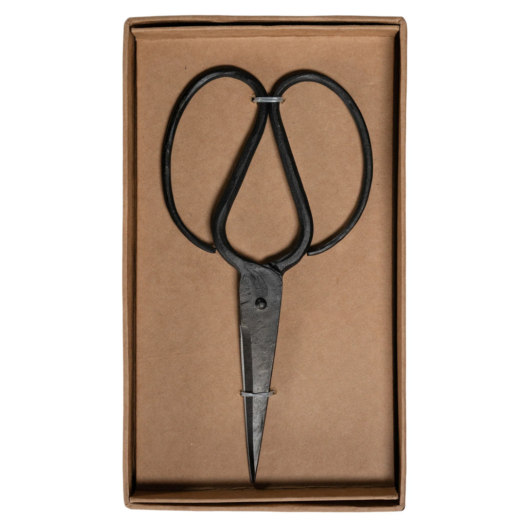 Zallery Scissors ETHOS HAND-FORGED ARTISAN SCISSORS | IRON | ANTIQUE BLACK– Green Design ...