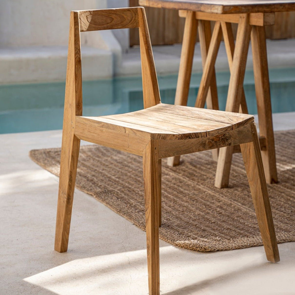 PAXI DINING CHAIR | RECLAIMED TEAK | IN-OUTDOORS - Green Design Gallery