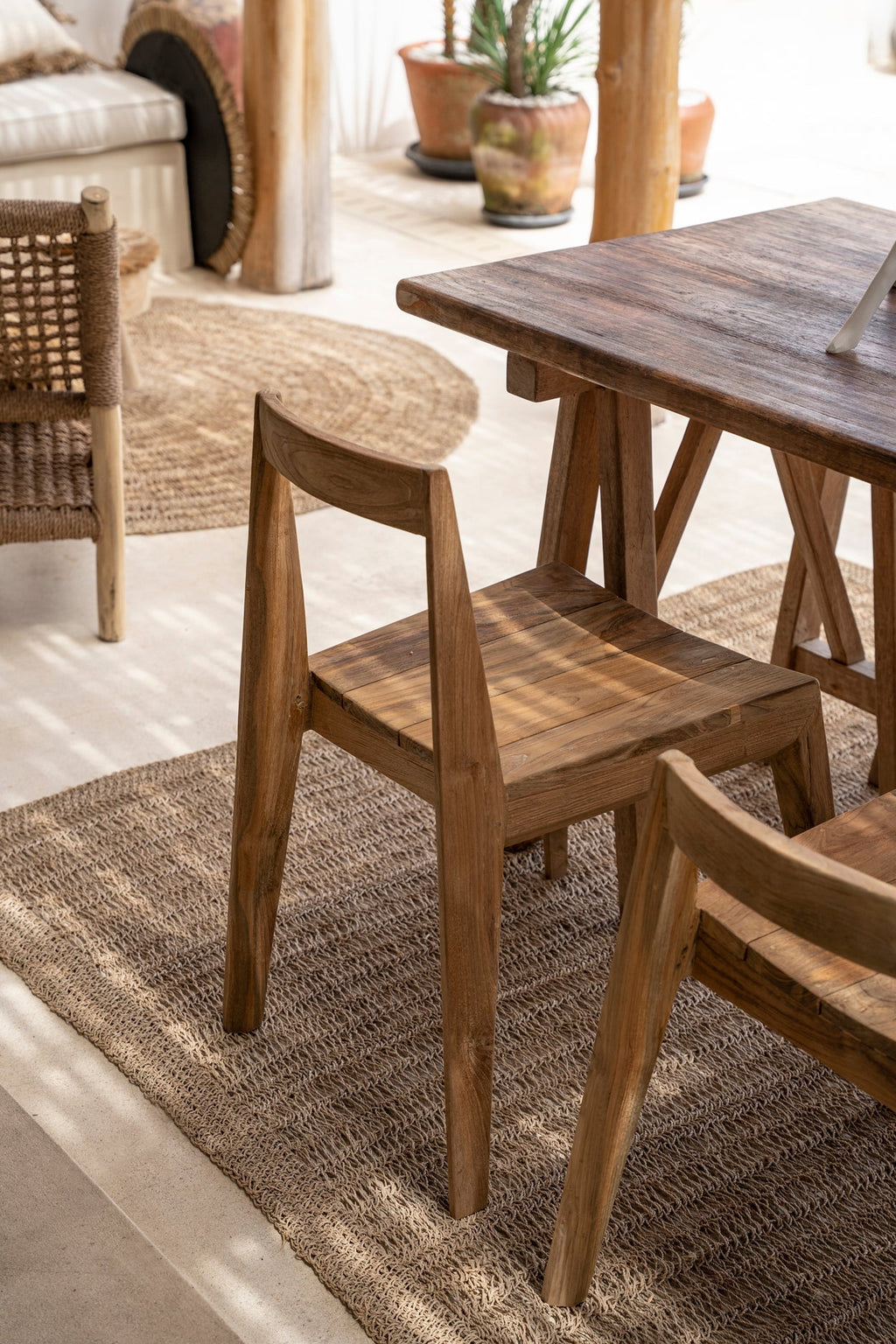 PAXI DINING CHAIR | RECLAIMED TEAK | IN-OUTDOORS - Green Design Gallery