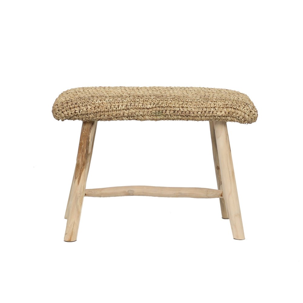 RAFFIA STOOL / BENCH - Green Design Gallery