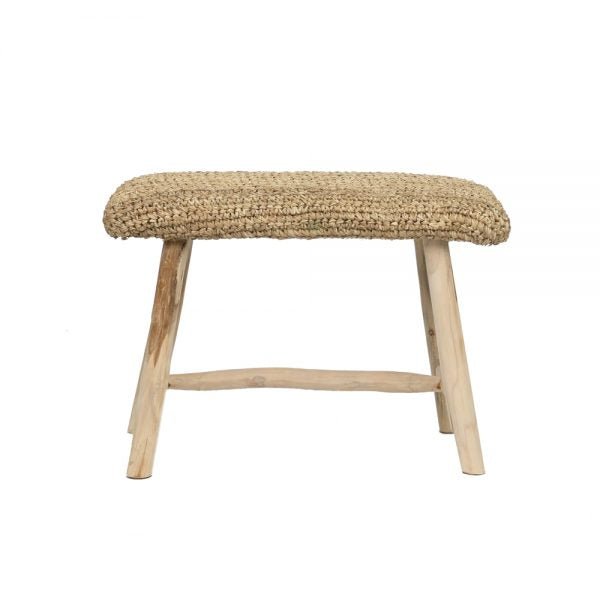 RAFFIA STOOL / BENCH - Green Design Gallery