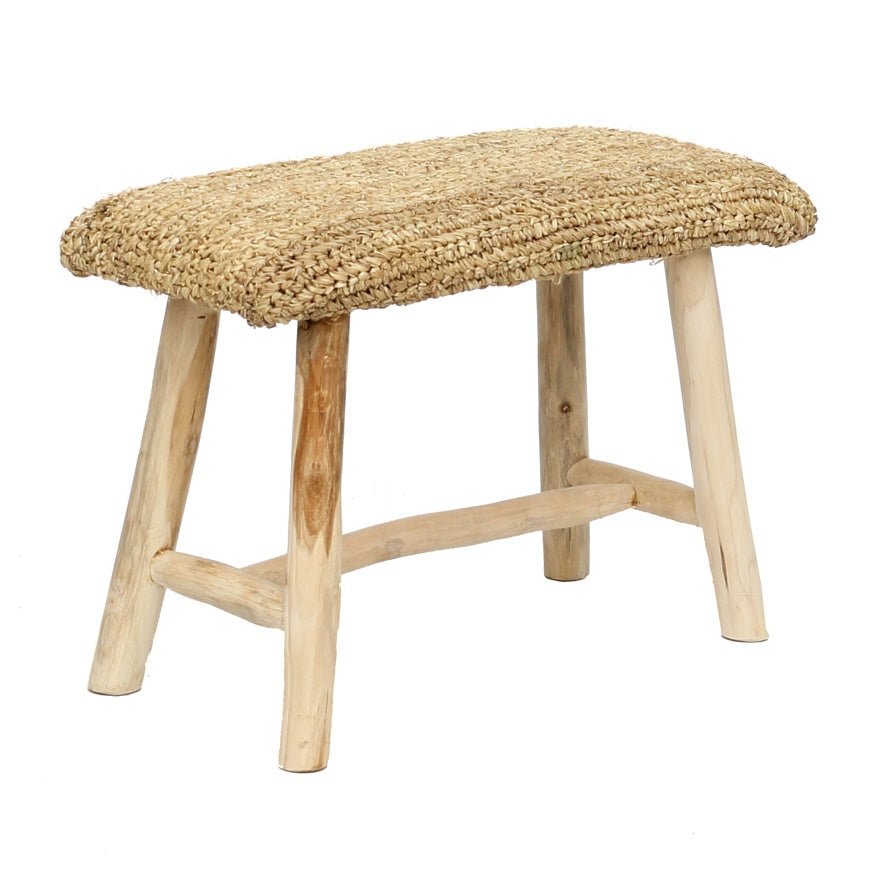 RAFFIA STOOL / BENCH - Green Design Gallery