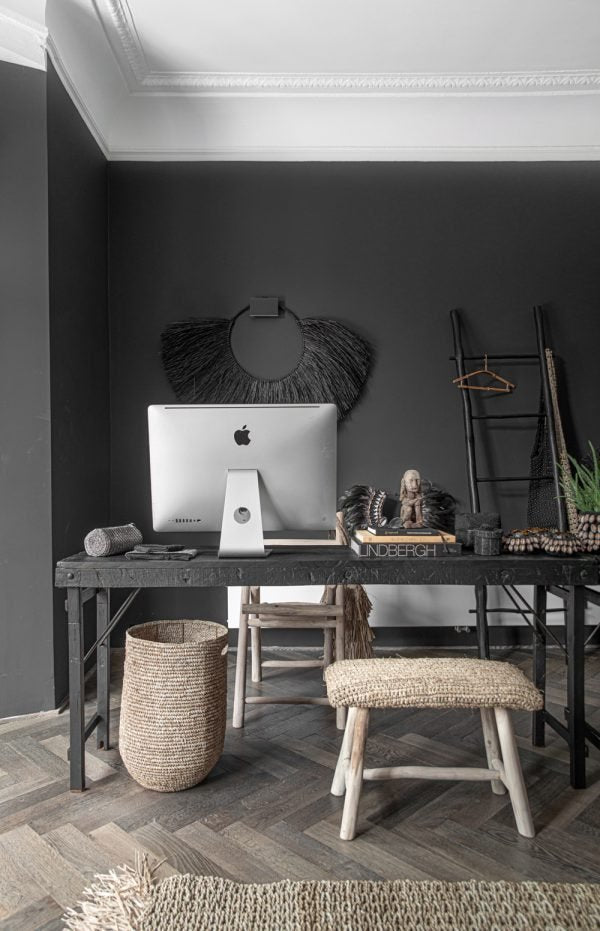 RAFFIA STOOL / BENCH - Green Design Gallery