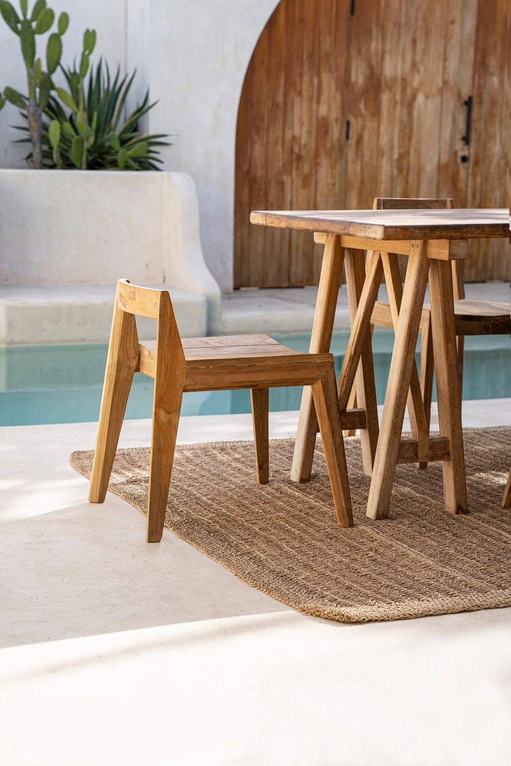 YDRA DINING CHAIR | RECLAIMED TEAK | IN-OUTDOORS - Green Design Gallery