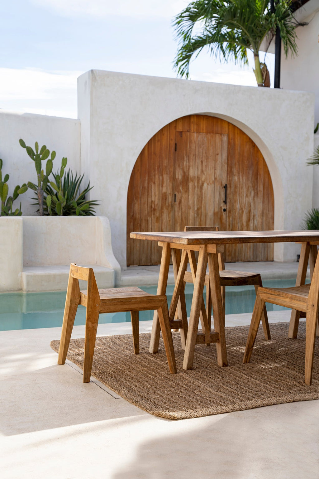 YDRA DINING CHAIR | RECLAIMED TEAK | IN-OUTDOORS - Green Design Gallery