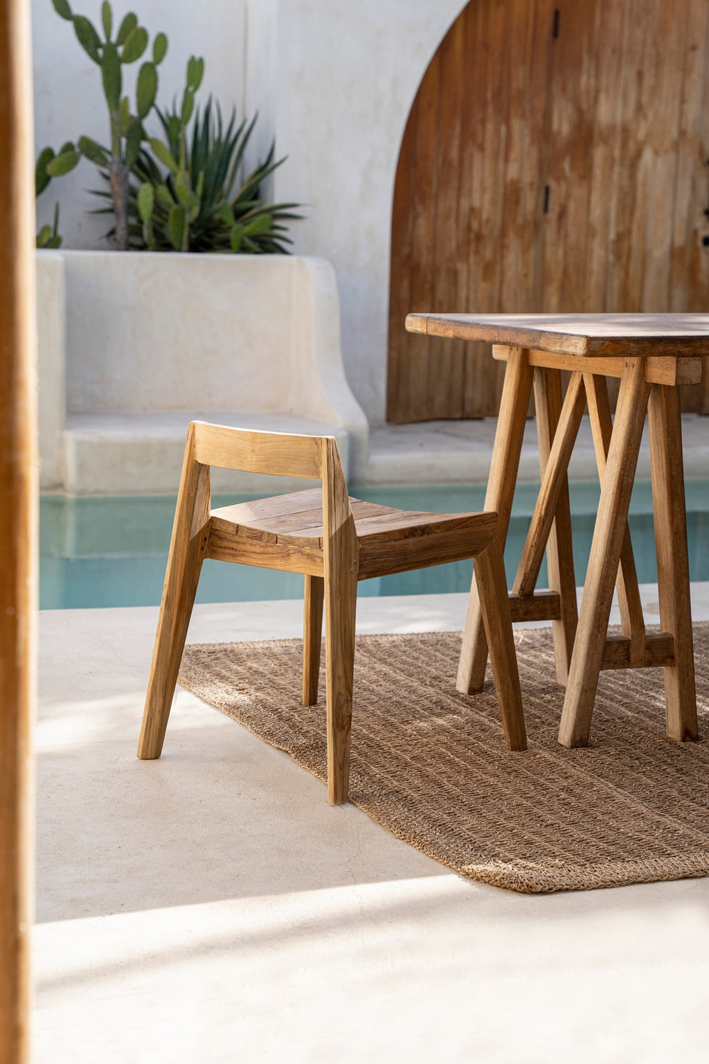 YDRA DINING CHAIR | RECLAIMED TEAK | IN-OUTDOORS - Green Design Gallery