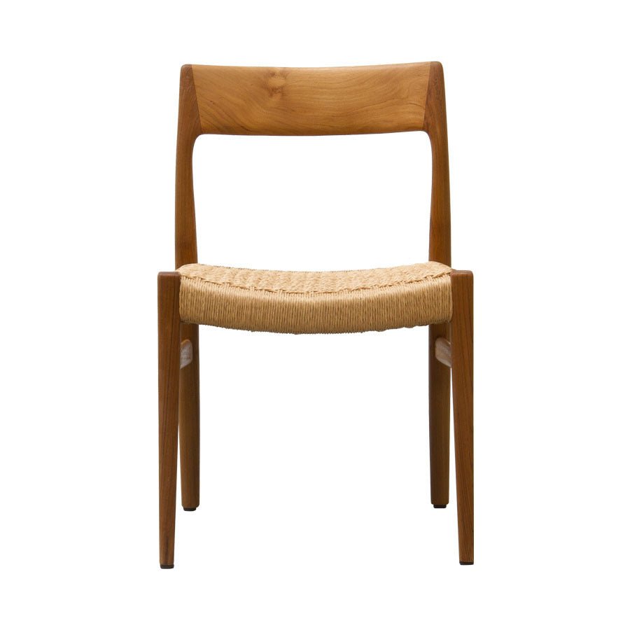 AARHUS DINING CHAIR | NATURAL OAK + DANISH CORD - Green Design Gallery