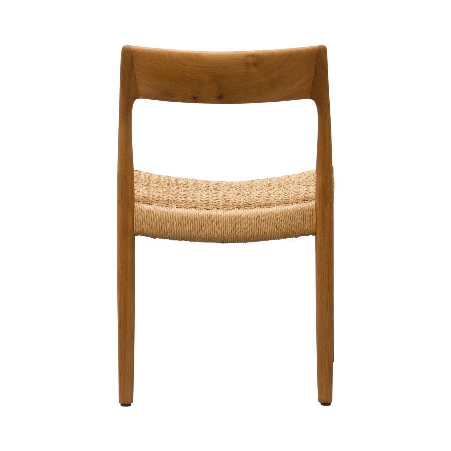 AARHUS DINING CHAIR | NATURAL OAK + DANISH CORD - Green Design Gallery