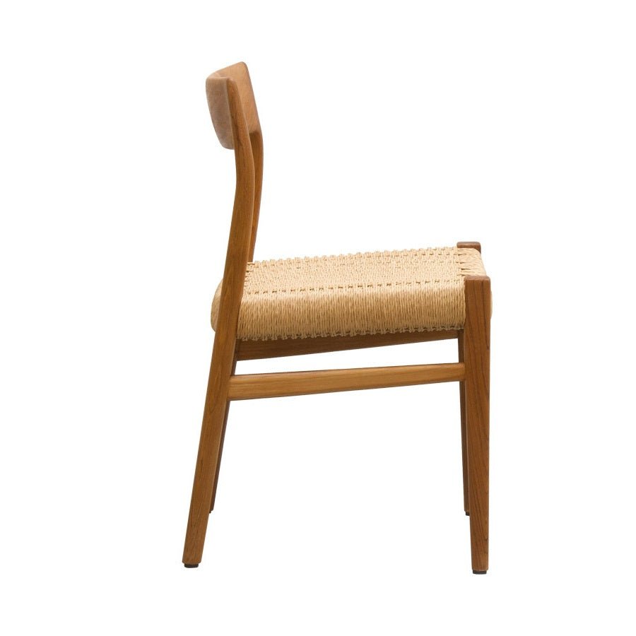AARHUS DINING CHAIR | NATURAL OAK + DANISH CORD - Green Design Gallery