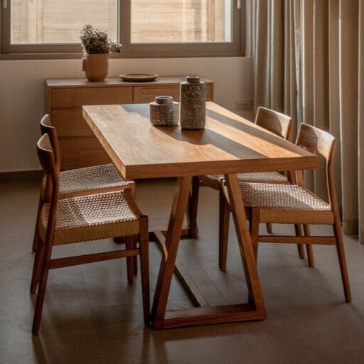 AARHUS DINING CHAIR | NATURAL OAK + DANISH CORD - Green Design Gallery