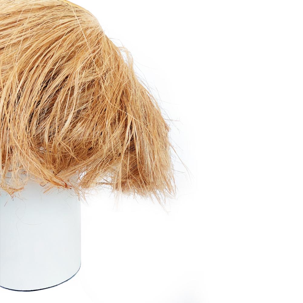 ABACA CONICAL TABLE LAMP | WHITE | LIMITED EDITION - Green Design Gallery