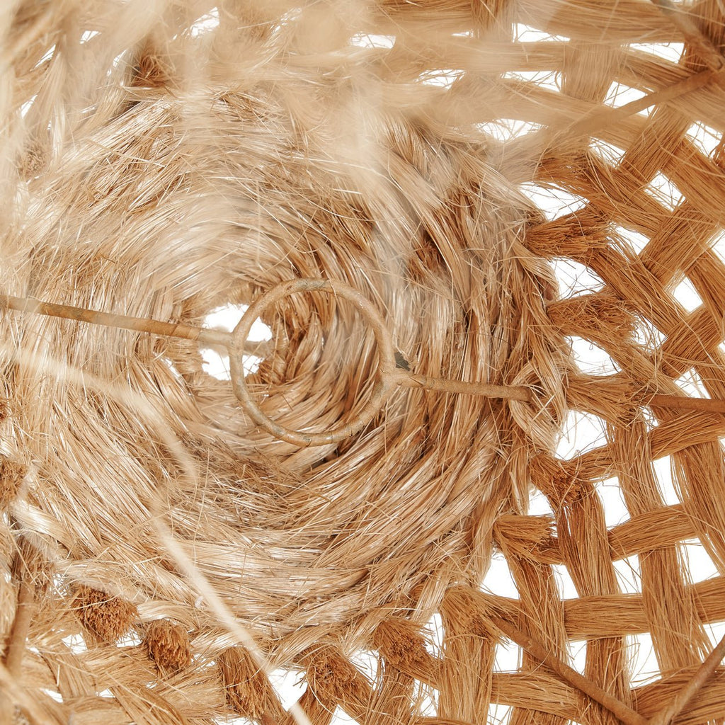 ABACA JELLYFISH PENDANT | NATURAL | 3 SIZES - Green Design Gallery