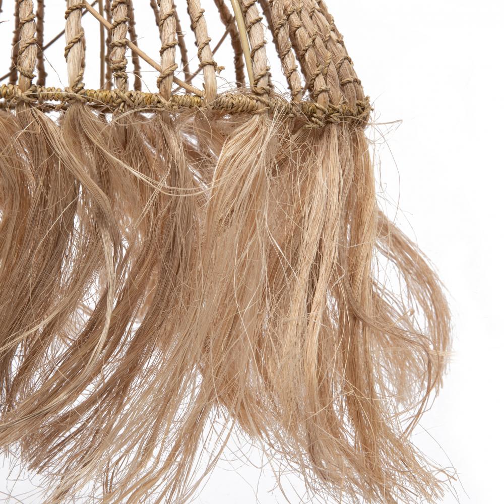 ABACA LOTUS PENDANT LIGHT | NATURAL - Green Design Gallery