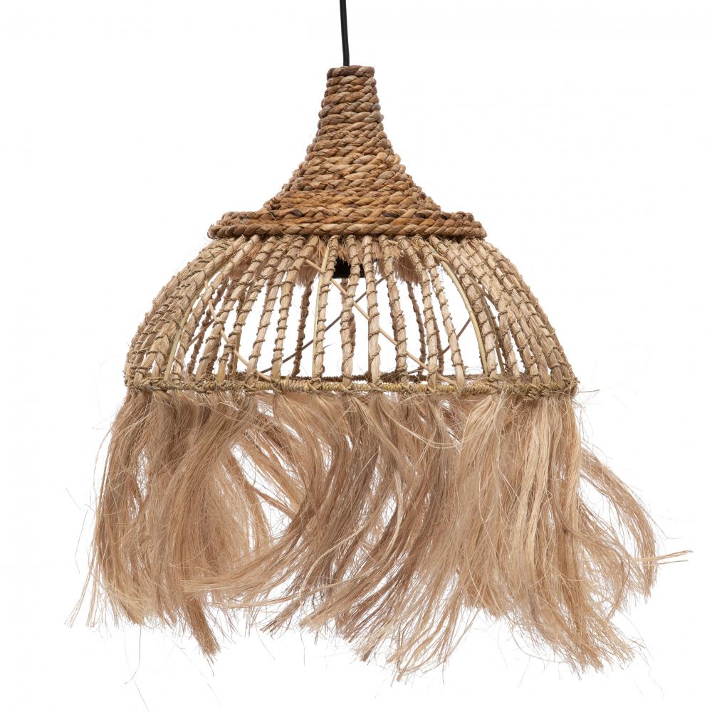 ABACA LOTUS PENDANT LIGHT | NATURAL - Green Design Gallery