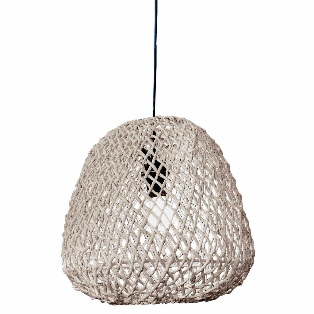 ABBY PENDANT SHADE | NATURAL (2 SIZES) - Green Design Gallery