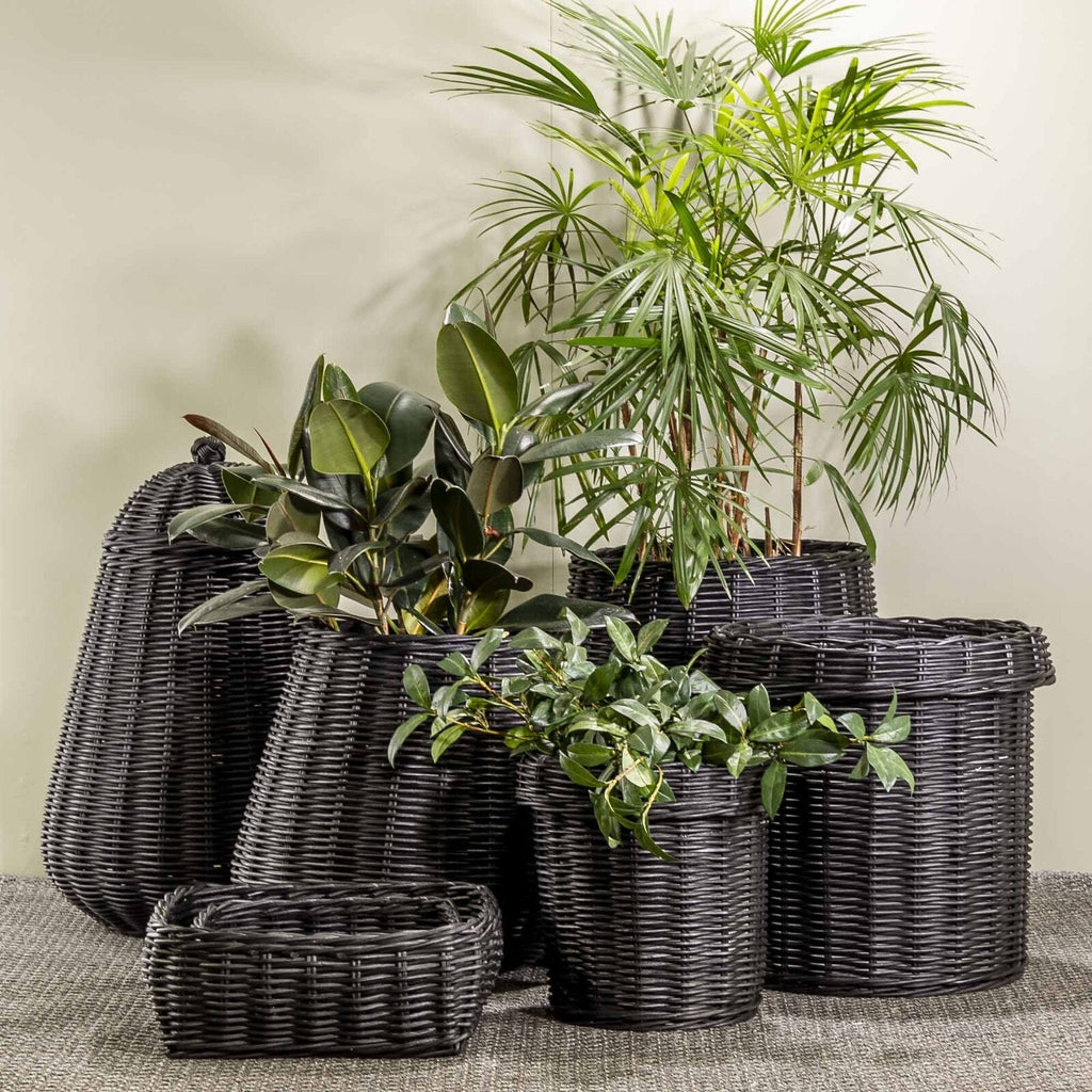 ABENA LARGE BASKET | BLACK | XL - Green Design Gallery
