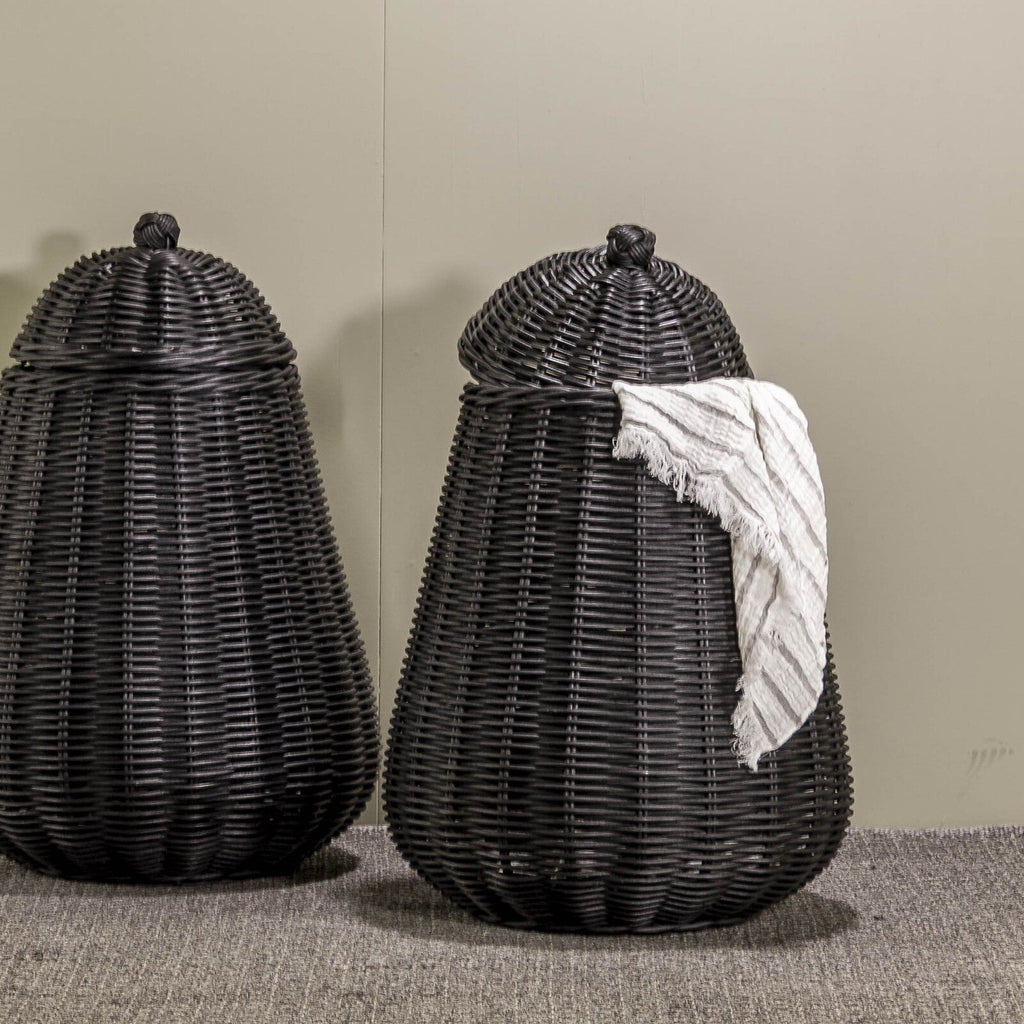 ABENA LARGE BASKET | BLACK | XL - Green Design Gallery