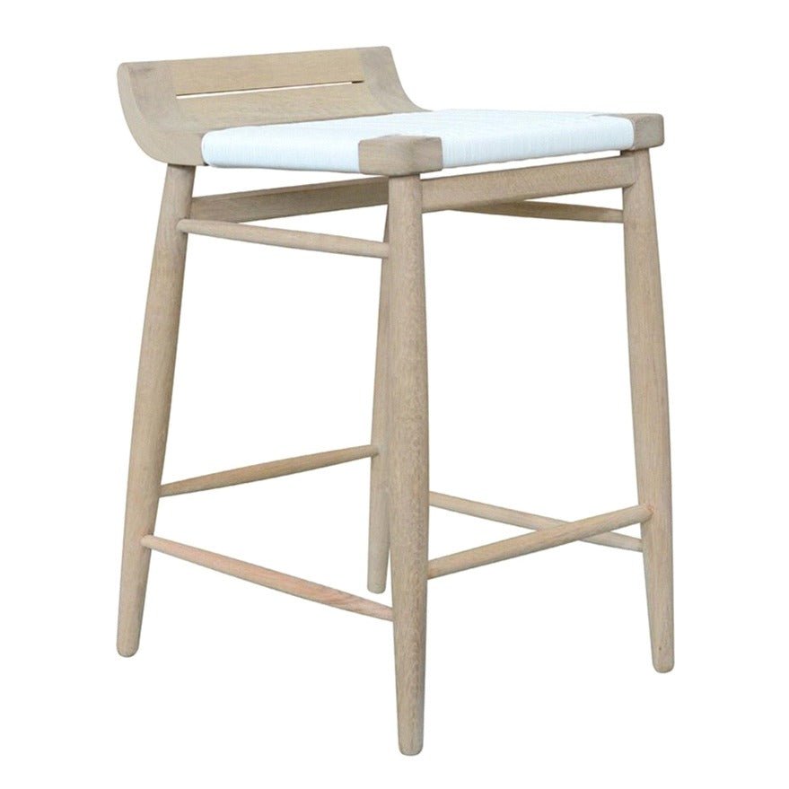 ABING BARCHAIR / WHITE WEAVE - Green Design Gallery