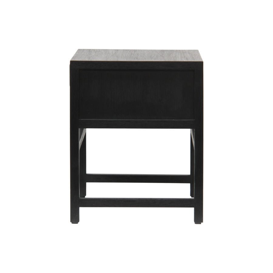 ADDISON (BED)SIDE TABLE / CHARCOAL OAK - Green Design Gallery