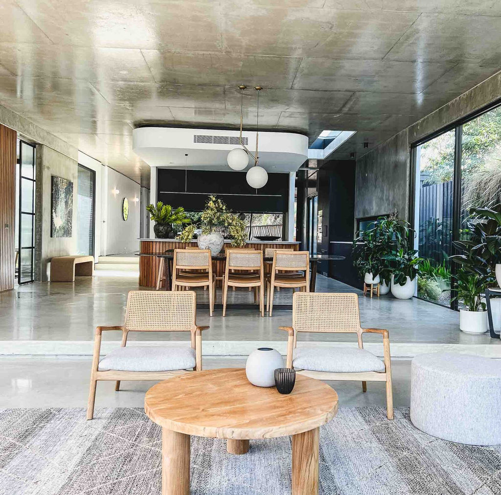 ADINA ROUND COFFEE TABLE | NATURAL - Green Design Gallery