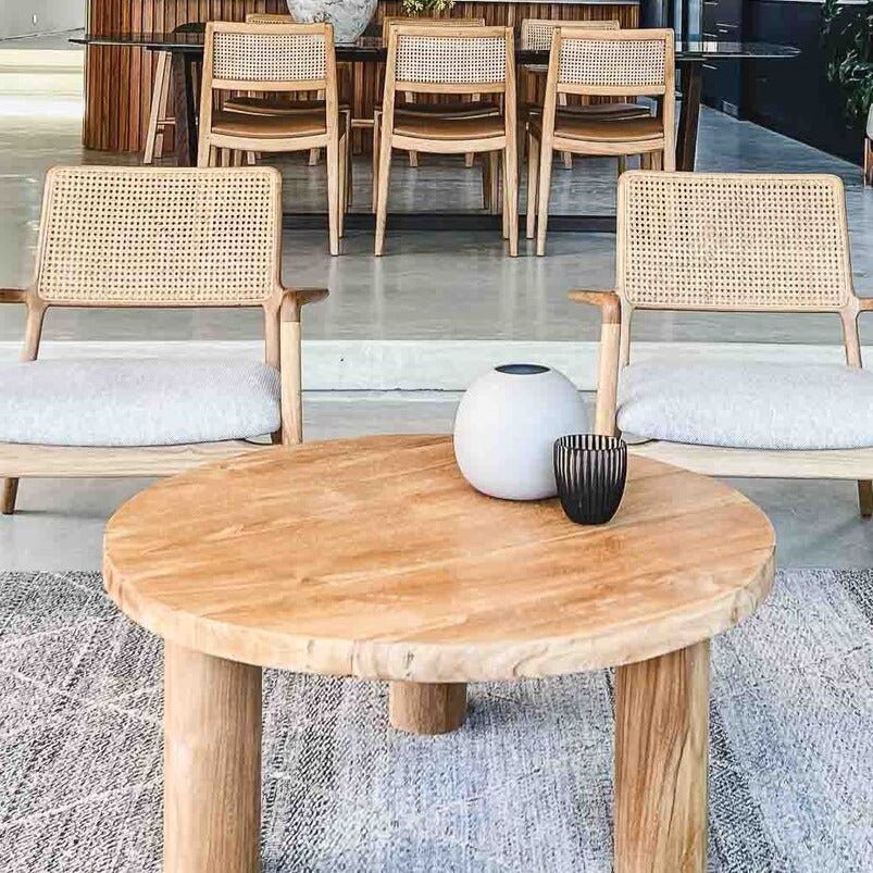 ADINA ROUND COFFEE TABLE | NATURAL - Green Design Gallery