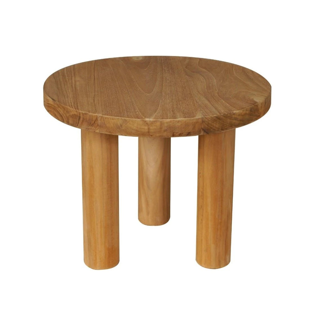 ADINA ROUND SIDE TABLE | NATURAL - Green Design Gallery