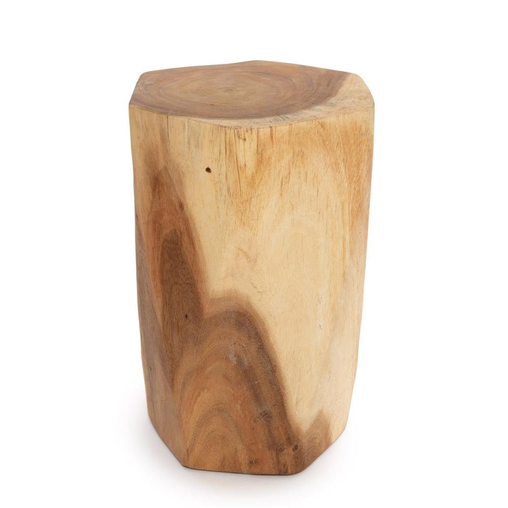 ADIRA SIDE TABLE + STOOL | NATURAL - Green Design Gallery