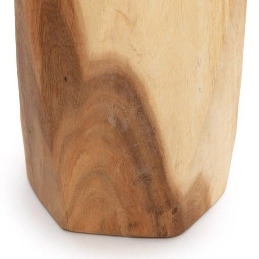 ADIRA SIDE TABLE + STOOL | NATURAL - Green Design Gallery