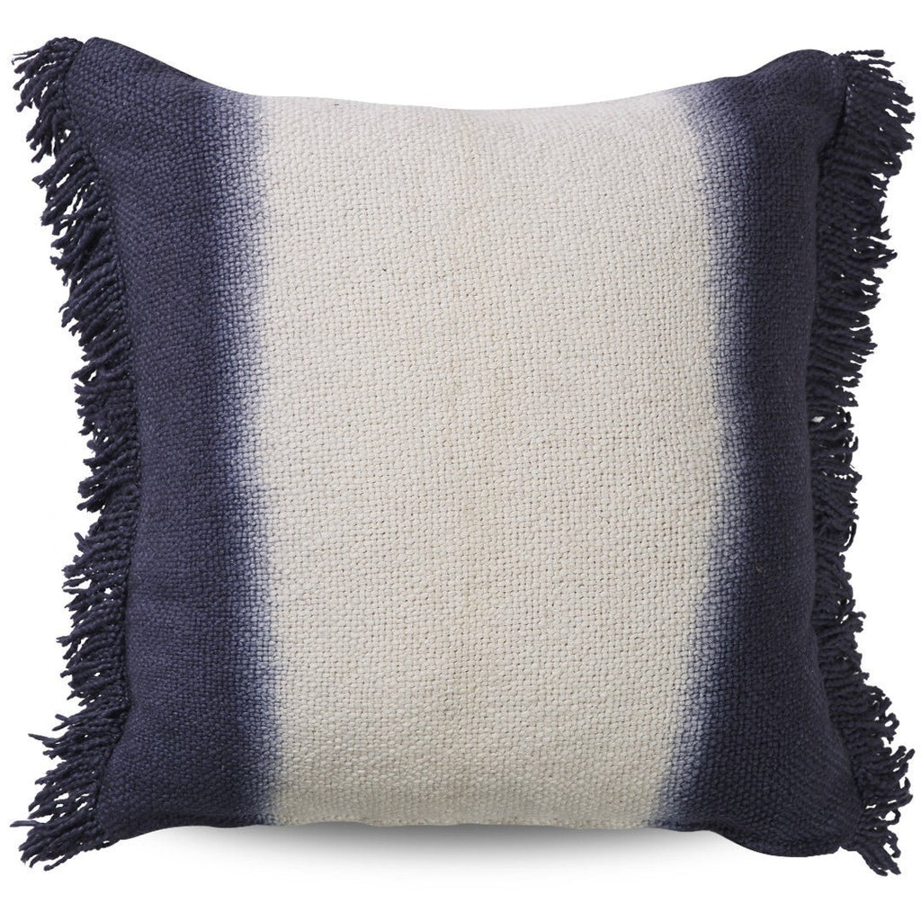 AEGEAN DELOS CUSHION COVER | NAVY +OFF WHITE - Green Design Gallery