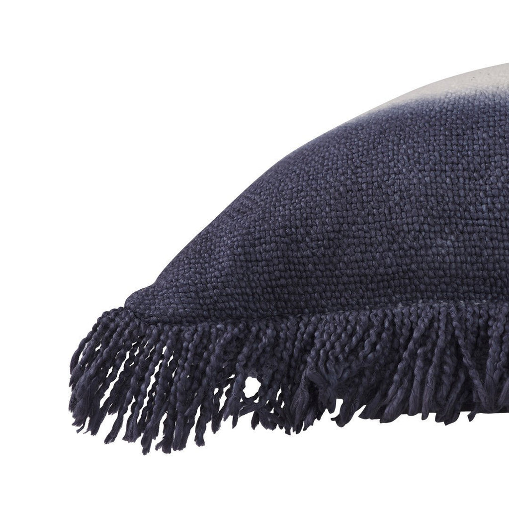 AEGEAN DELOS CUSHION COVER | NAVY +OFF WHITE - Green Design Gallery