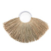 ALANG FEATHER NECKLACE WALL ART | NATURAL + WHITE - Green Design Gallery