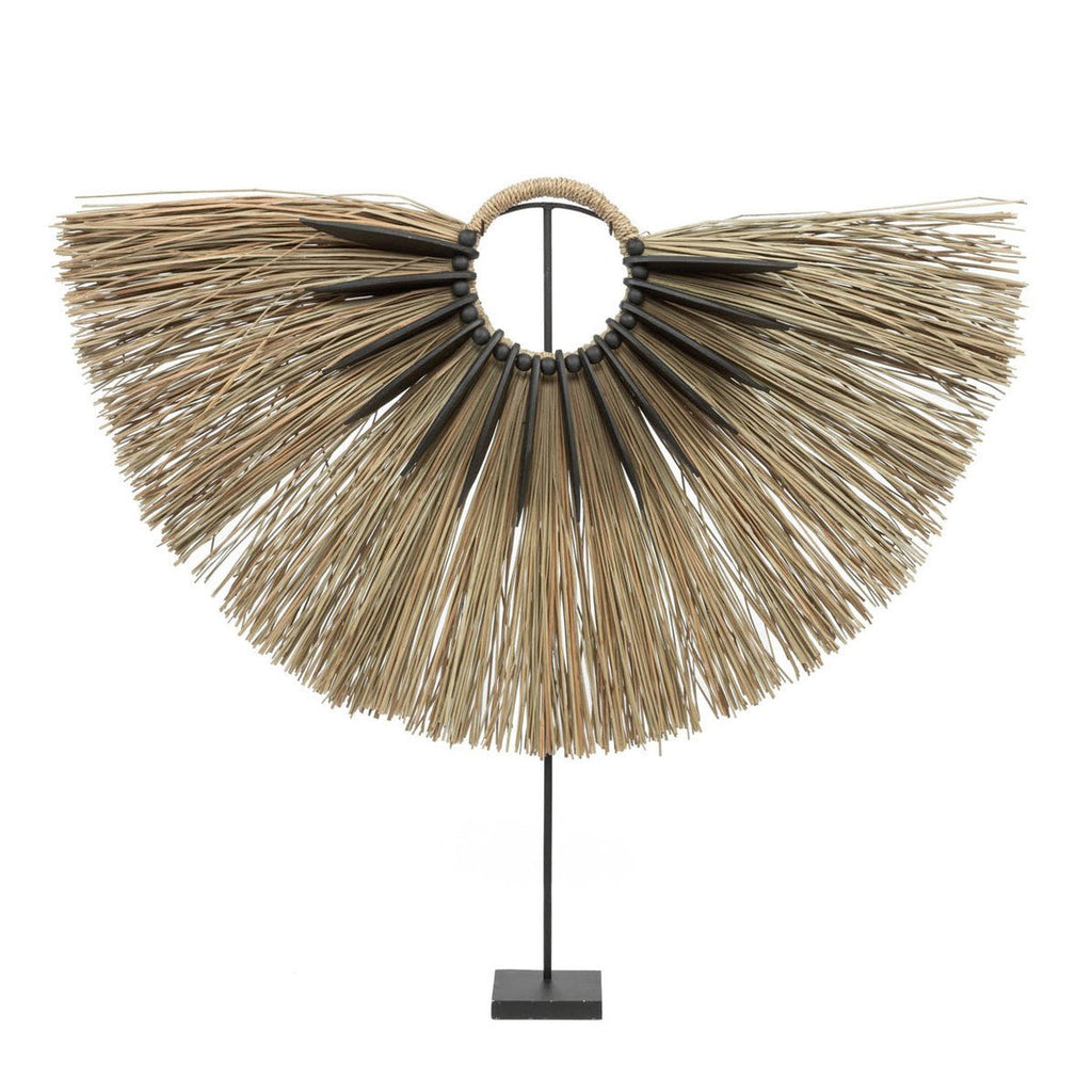 ALANG WOOD ON STAND | NATURAL + BLACK - Green Design Gallery