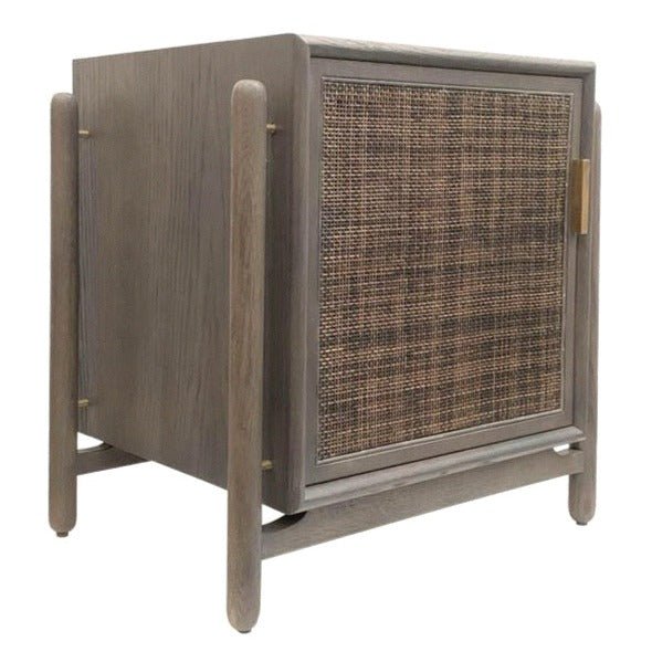 ALFA (BED)SIDE TABLE (RIGHT + LEFT OPTIONS) / SLATE - Green Design Gallery