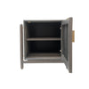 ALFA (BED)SIDE TABLE (RIGHT + LEFT OPTIONS) / SLATE - Green Design Gallery