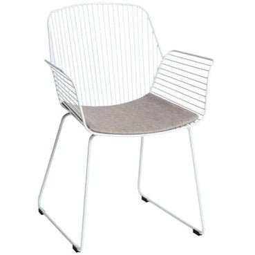 ALTO REBELLO ARMCHAIR / WHITE - Green Design Gallery