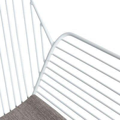 ALTO REBELLO ARMCHAIR / WHITE - Green Design Gallery