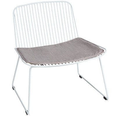 ALTO REBELLO LOUNGE CHAIR / WHITE - Green Design Gallery